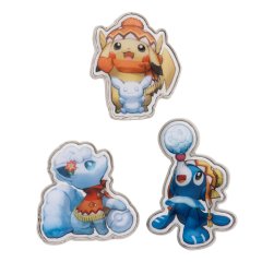 Pokemon Center 2016 Sapporo Snow Festival Pin Badge Pins Pikachu Alola Vulpix Popplio