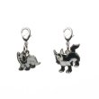 Photo1: Pokemon Center 2012 Metal Charm # 261 262 Poochyena Mightyena (1)