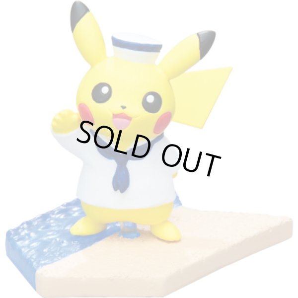 Photo1: Pokemon Center 2018 Mini Figure Collection Atsumare! Pikachu Seaside #1 Sailor (1)