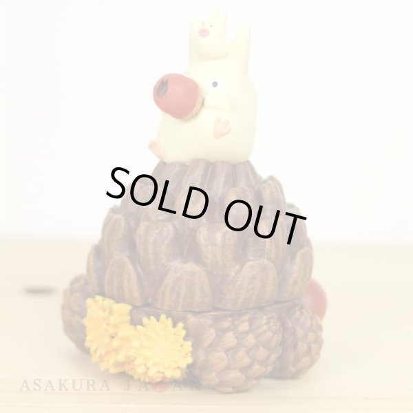 Studio Ghibli My Neighbor Totoro Figure with case Pine cones concert