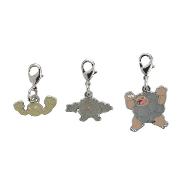 Photo1: Pokemon Center 2018 #My151 Metal Charm # 074 075 076 Geodude Graveler Golem (1)