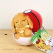 Photo1: Pokemon Center 2019 Petit Plush in Poke Ball Case vol.3 Eevee sleeping doll (1)