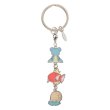 Photo1: Pokemon Center 2019 Transform Ditto Both sides Triple Metal Charm Key chain Lapras Magikarp Omanyte (1)