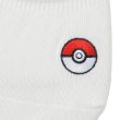 Photo2: Pokemon Center 2019 Socks for Men 25 - 27 cm 1 Pair Cover socks Poke Ball White (2)