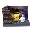 Photo1: Pokemon 2021 Pokemon Town Back alley at night #1 Pikachu & Litwick Figure (1)