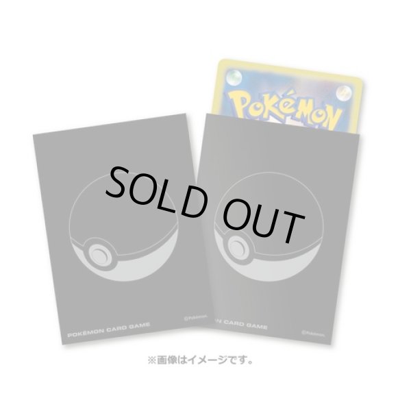 Photo1: Pokemon Center Original Card Game Sleeve Professional Poke ball 64 sleeves (1)