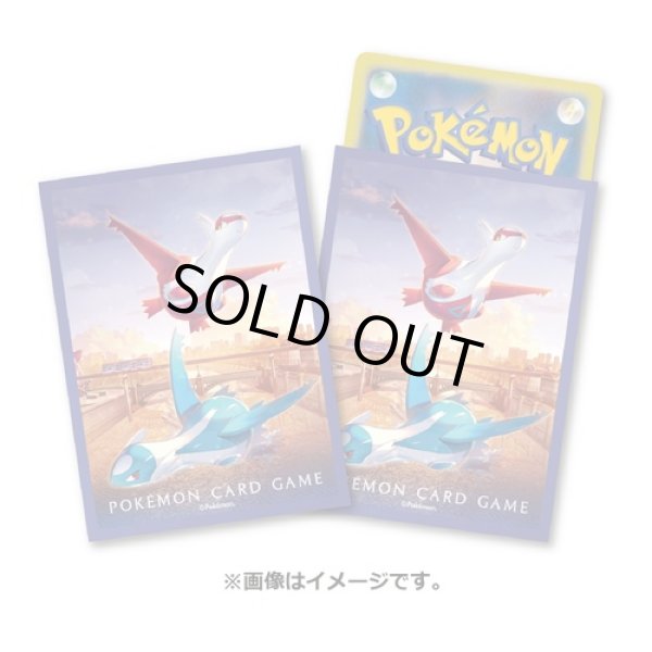 Photo1: Pokemon Center Original Card Game Sleeve Latias Latios Assist 64 sleeves (1)