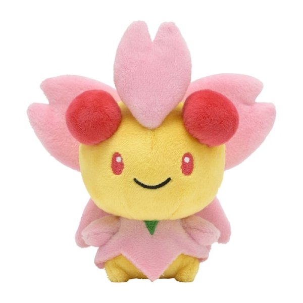 Photo1: Pokemon Center 2021 Pokemon fit Mini Plush #421 Cherrim - Sunshine Form doll Toy (1)