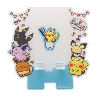 Pokemon Center 2022 Pokemon Smile Brushing teeth Kids Sticker Sheet Eevee  ver.