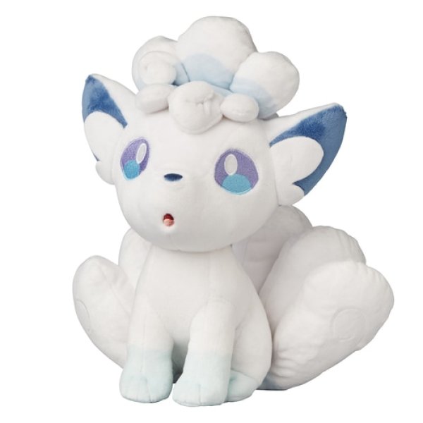 Photo1: Pokemon Center 2023 Alola Vulpix Plush doll Toy Alolan (1)