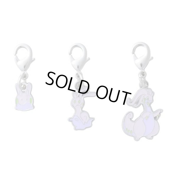 Photo1: Pokemon Center 2022 Metal Charm # 704 705 706 Goomy Sliggoo Goodra (1)