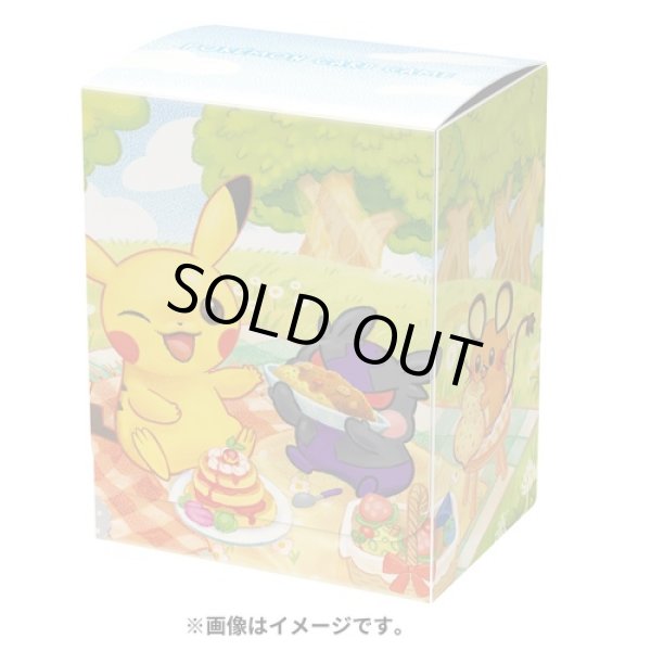 Photo1: Pokemon Center Original Card Game Flip deck case Pikachu & Morpeko (1)
