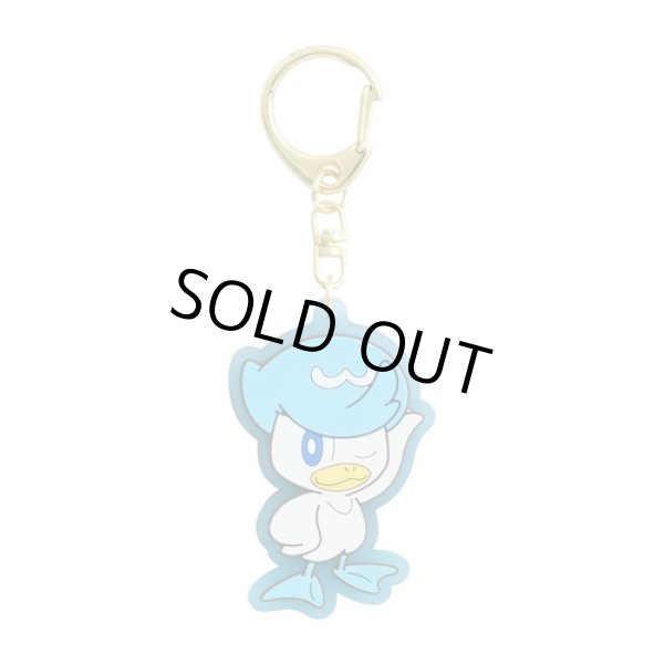 Photo1: Pokemon Center 2022 Scarlet Violet Rubber Key chain Quaxly (1)