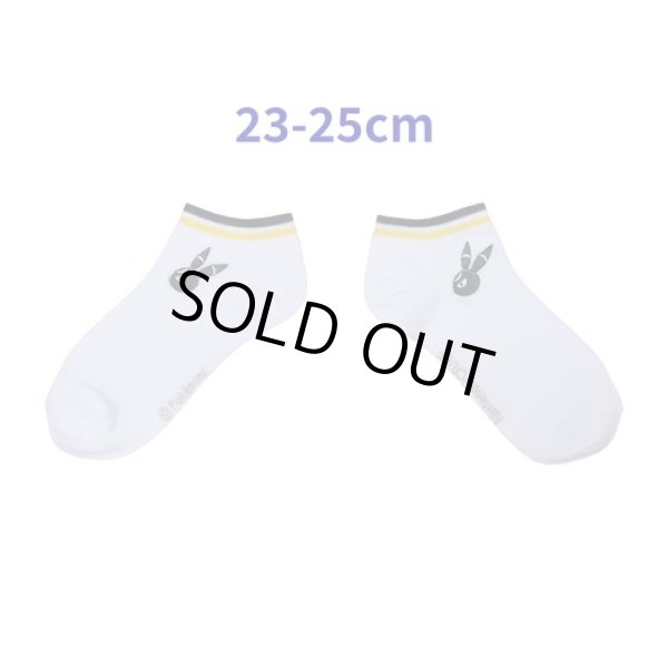 Photo1: Pokemon Center 2023 Socks for Women 23 - 25 cm 1 Pair Short Line Umbreon (1)