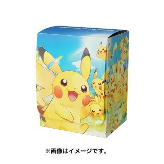 Pokemon Official Card Flip Deck Case & Playmat Case Pikachu Hanten Japanese  NEW