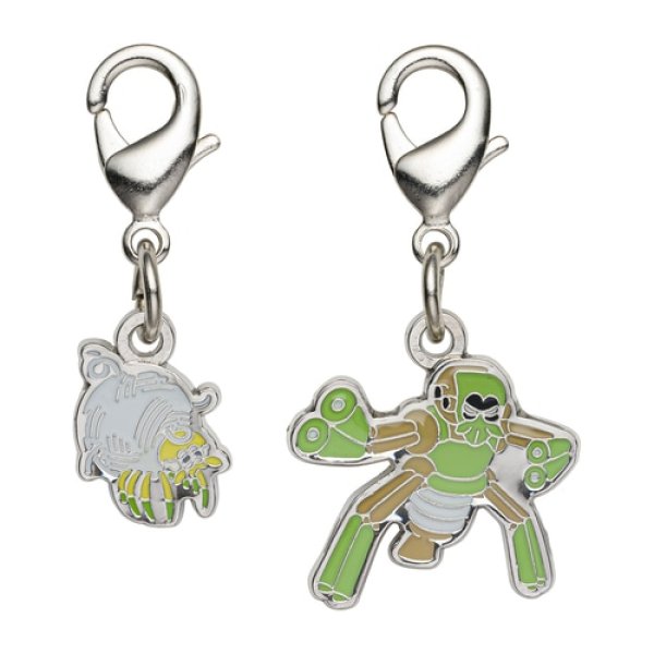 Photo1: Pokemon Center 2023 Metal Charm # 917 918 Tarountula Spidops (1)