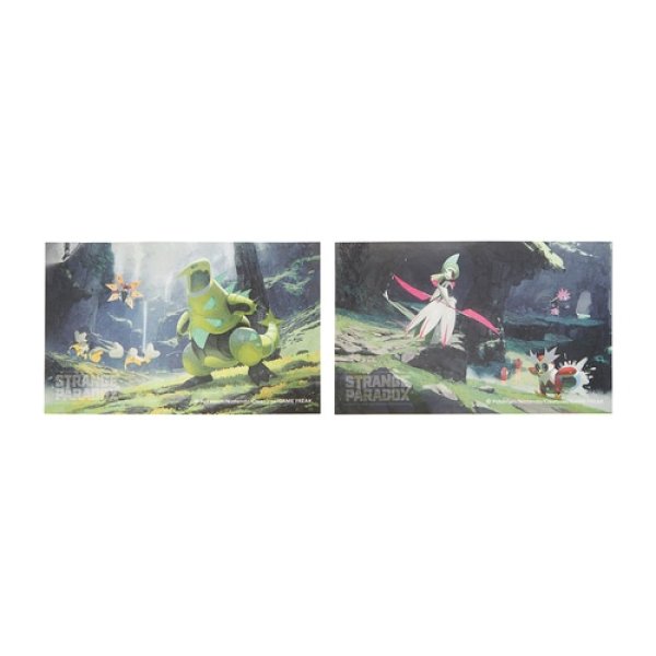 Photo1: Pokemon Center 2024 STRANGE PARADOX Sticker Sheet 2 pc Future (1)