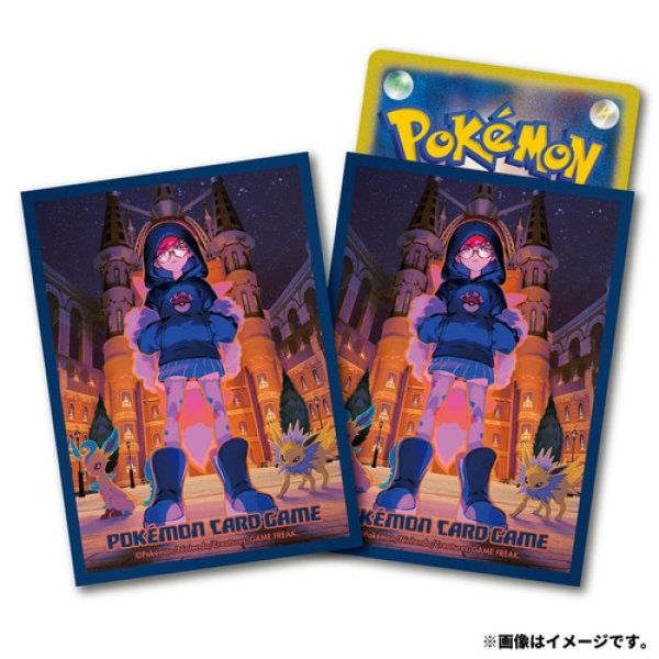 Photo1: Pokemon Center Original Card Game Sleeve Cassiopeia 64 sleeves (1)