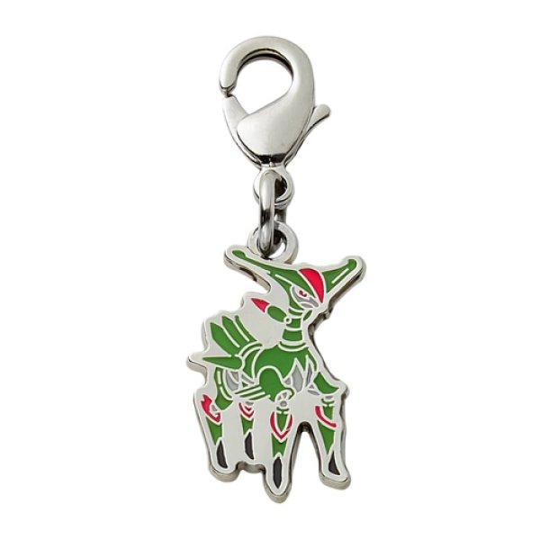 Photo1: Pokemon Center 2024 Metal Charm # 1010 Iron Leaves (1)