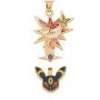 Photo3: Pokemon Center 2024 Pokemon accessory Series Necklace Dark Terastal Umbreon (3)