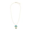 Photo1: Pokemon Center 2024 Pokemon accessory Series Necklace Water Terastal Vaporeon (1)