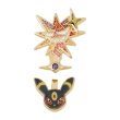 Photo3: Pokemon Center 2024 Pokemon accessory Clips Earrings Dark Terastal Umbreon 2 pcs (3)