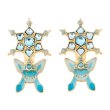 Photo1: Pokemon Center 2024 Pokemon accessory Pierced Earrings Ice Terastal Glaceon 2 pcs (1)