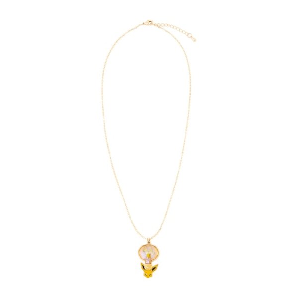 Photo1: Pokemon Center 2024 Pokemon accessory Series Necklace Electric Terastal Jolteon (1)