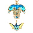 Photo3: Pokemon Center 2024 Pokemon accessory Series Necklace Water Terastal Vaporeon (3)