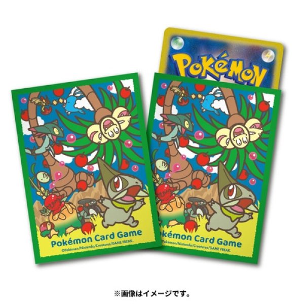 Photo1: Pokemon Center Original Card Game Sleeve Alola Exeggutor & Companions 64 sleeves (1)