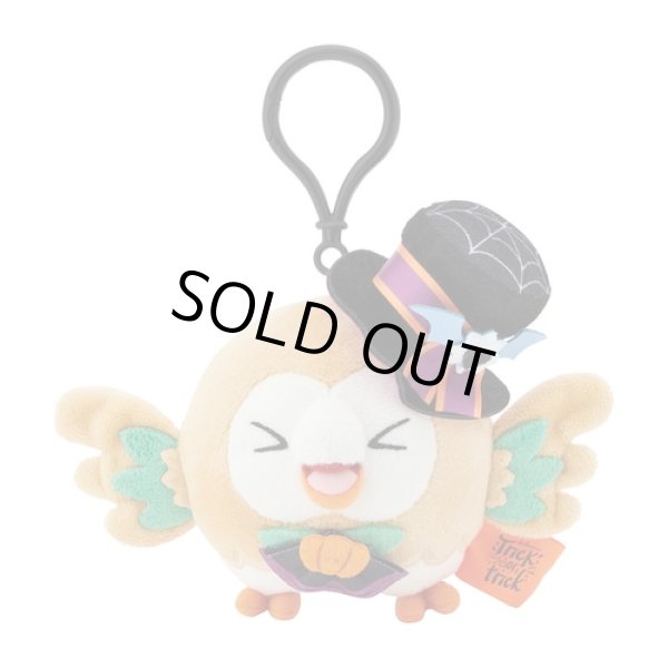 Photo1: Pokemon Center 2024 Halloween Trick or trick Plush Mascot Key Chain Rowlet (1)