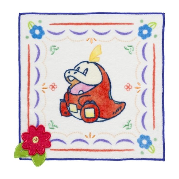 Photo1: Pokemon Center 2024 Hand towel Handkerchief Fuecoco (1)