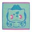 Photo1: Pokemon Center 2024 Hand towel Handkerchief SAIKO SODA Bulbasaur (1)