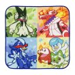 Photo1: Pokemon Center 2024 Hand towel Handkerchief 3 Starters SV (1)