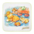 Photo1: Pokemon Center 2024 Hand towel Handkerchief PAMO NO MURE Sleeping (1)