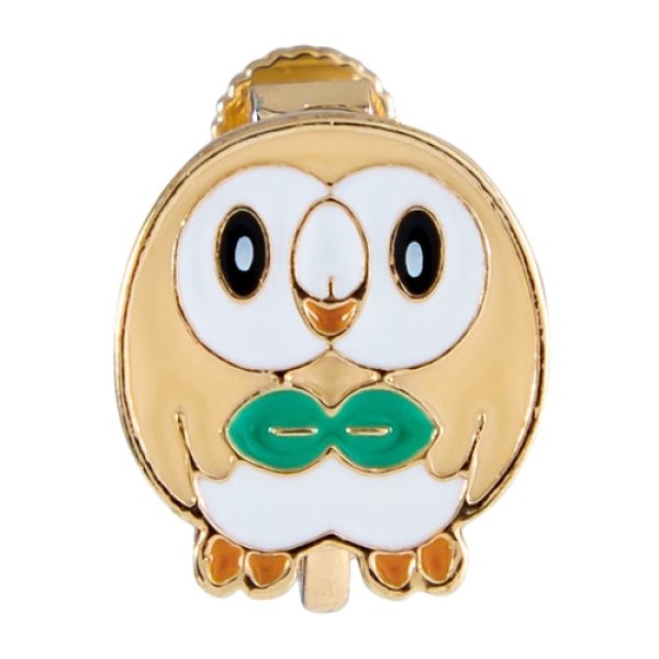 Photo1: Pokemon Center 2024 Pokemon Face Earrings - Clips Earrings ver. #26 Rowlet 1 pc (1)