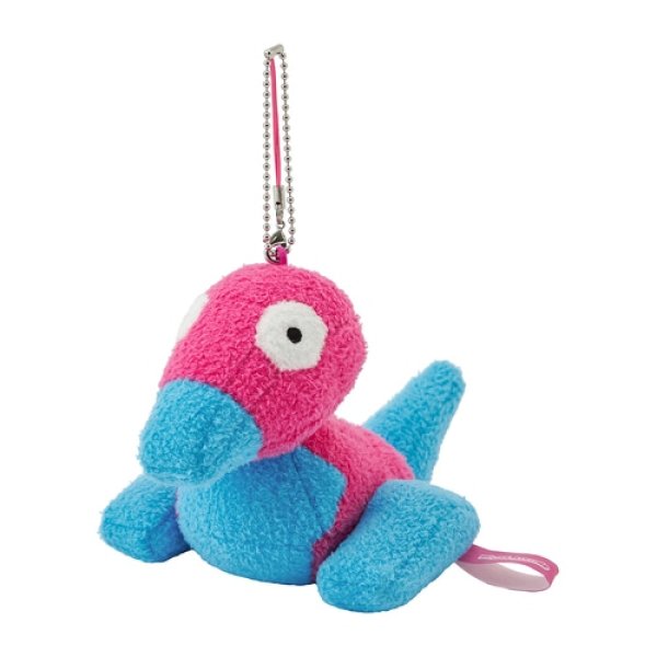 Photo1: Pokemon Center 2024 Night Arcade Plush Mascot Key chain Porygon (1)