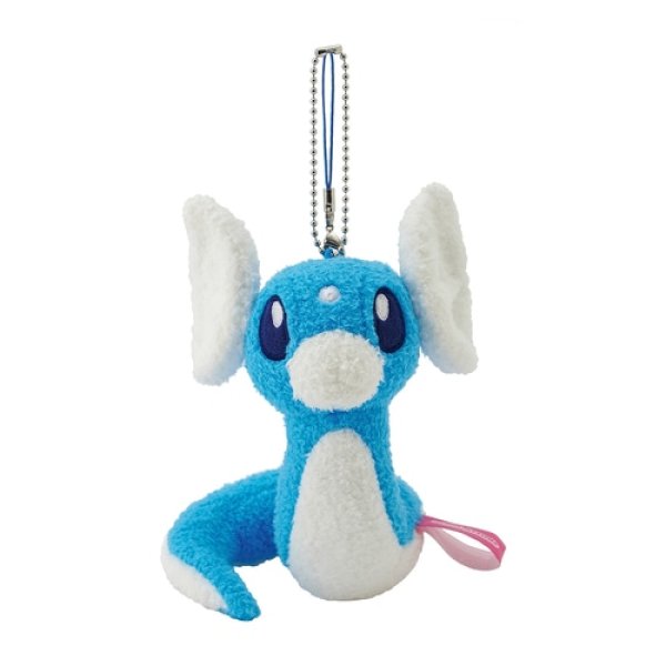 Photo1: Pokemon Center 2024 Night Arcade Plush Mascot Key chain Dratini (1)