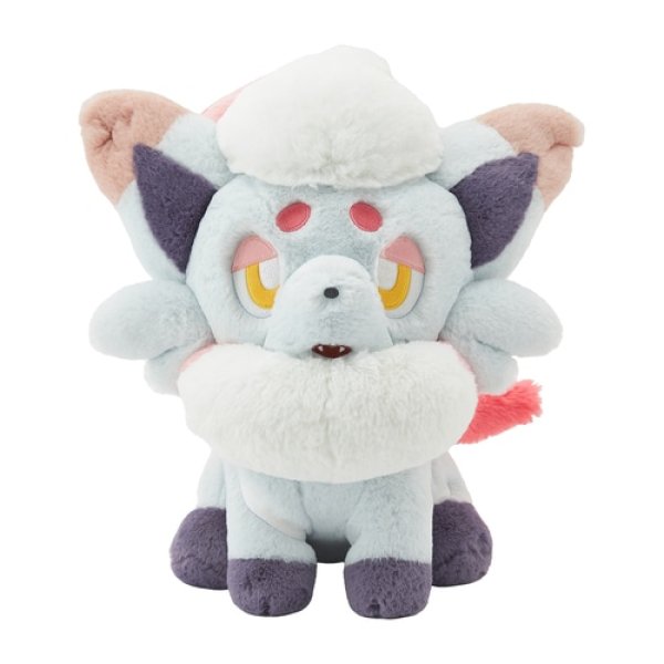 Photo1: Pokemon Center 2024 FUWA-FUWA Fluffy Plush doll Hisuian Zorua (1)