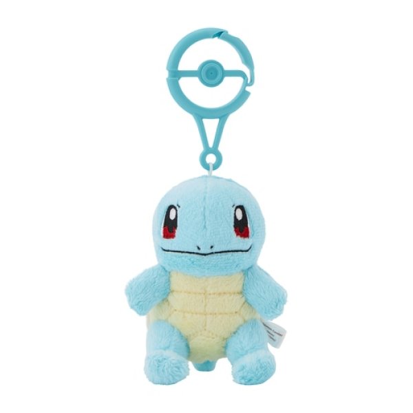 Photo1: Pokemon Center 2024 Plush Mascot with Carabiner Key chain Squirtle (1)