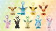 Photo5: Pokemon Center 2024 Plush Mascot with Carabiner Key chain Grookey (5)