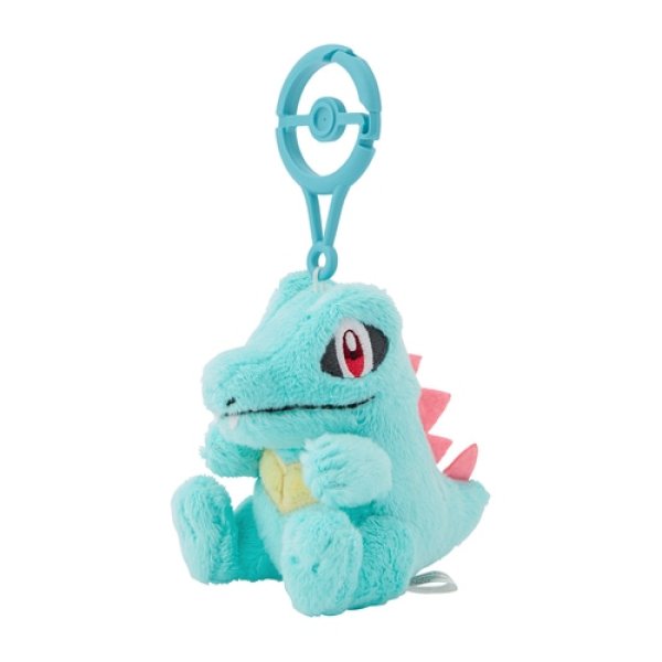 Photo1: Pokemon Center 2024 Plush Mascot with Carabiner Key chain Totodile (1)