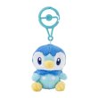 Photo1: Pokemon Center 2024 Plush Mascot with Carabiner Key chain Piplup (1)