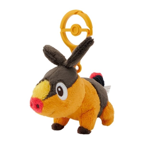 Photo1: Pokemon Center 2024 Plush Mascot with Carabiner Key chain Tepig (1)