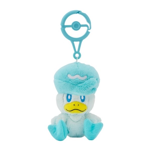 Photo1: Pokemon Center 2024 Plush Mascot with Carabiner Key chain Quaxly (1)