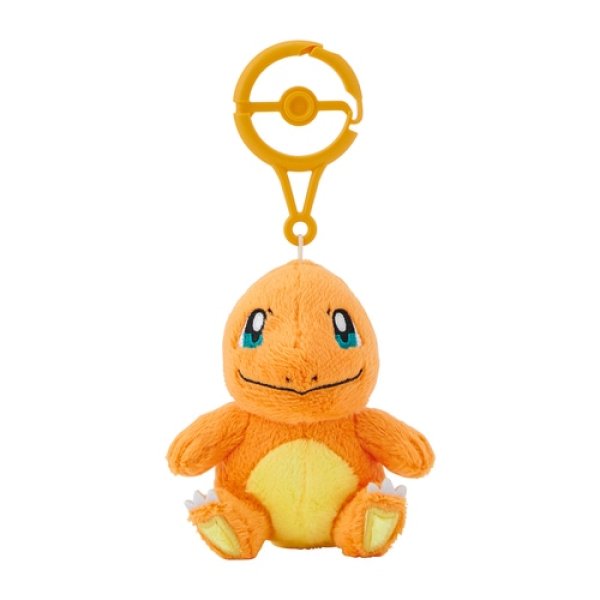 Photo1: Pokemon Center 2024 Plush Mascot with Carabiner Key chain Charmander (1)