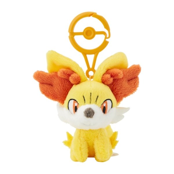 Photo1: Pokemon Center 2024 Plush Mascot with Carabiner Key chain Fennekin (1)