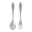 Photo1: Pokemon Center 2024 Snowy Gathering Spoon & Fork Stainless (1)