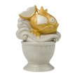 Photo2: Pokemon Center 2024 Ceramics Golden Magikarp Statue Canister (2)