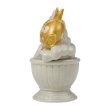 Photo3: Pokemon Center 2024 Ceramics Golden Magikarp Statue Canister (3)